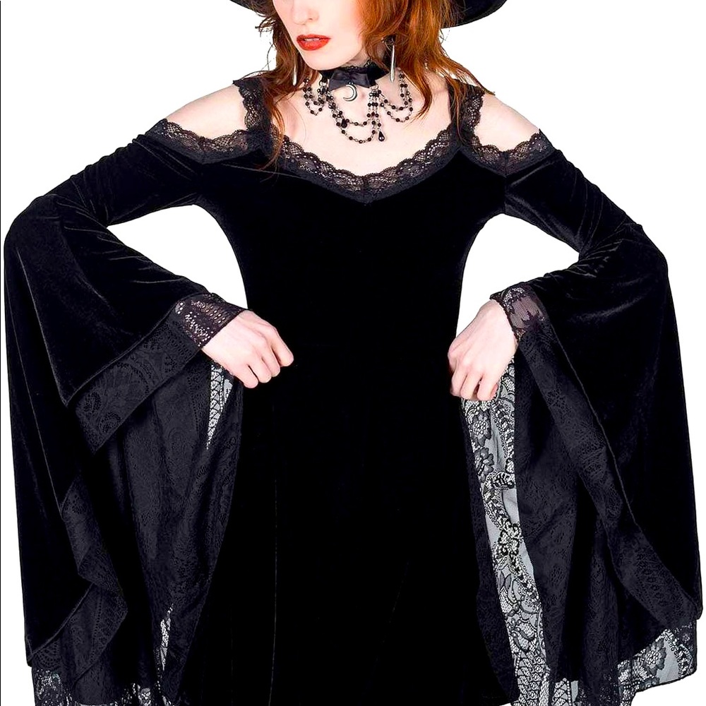 NWT KILLSTAR LACED WITH CYANIDE DRESS SOLD OUT